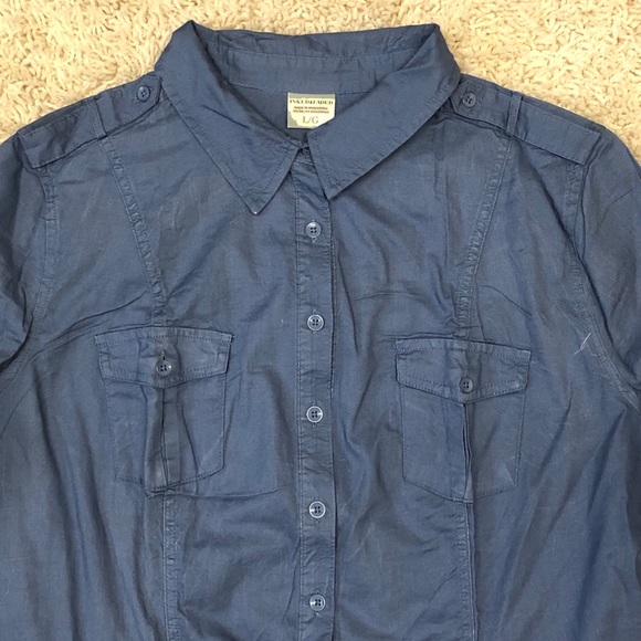 Inked&Faded Soft Denim Blue Dress Size Large - Picture 4 of 6